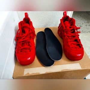 Mens Nike Ketchup Red Foamposite